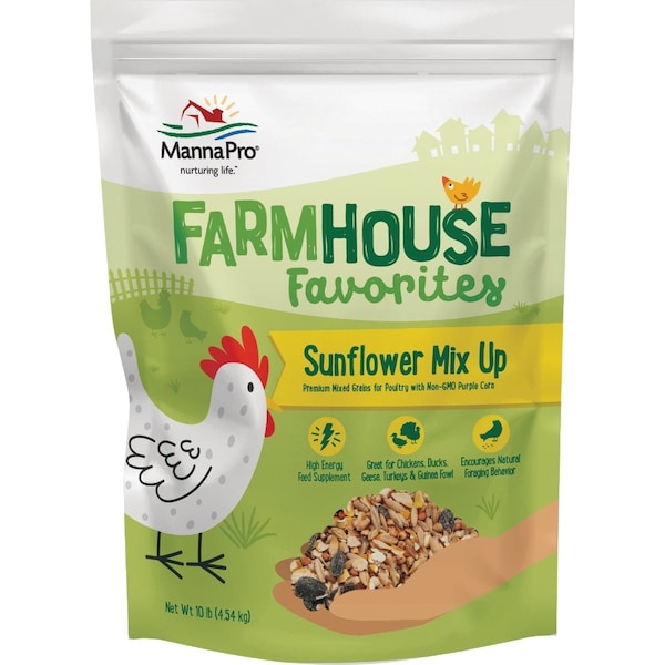 Manna Pro Farmhouse Favorites 10 Lb. Sunflower Mix Up 1031370 - main