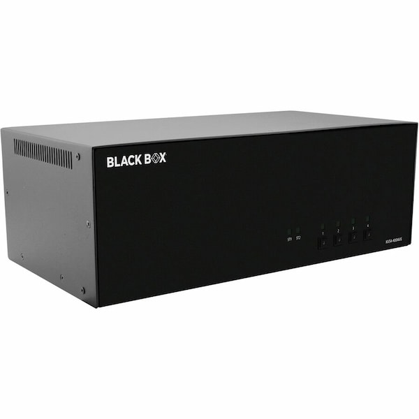 Black Box BLACK BOX NIAP4 SECURE KVM SWITCH, 4 PORT QUAD HEAD DP, CAC, IF OUTSIDE TAPE IS BROKEN, UNI KVS4-4004VX - main