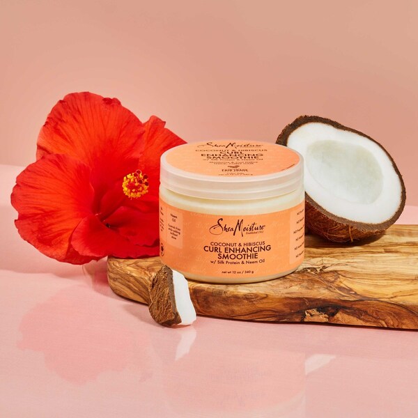 Shea Moisture Coconut and Hibiscus Smoothie Curl Enhancing Cream, 12 Ounce, 12PK 68417897 - main