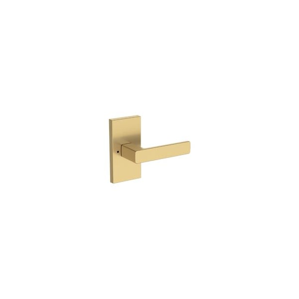 Baldwin Residential Door Levers Privacy Right Hand Lifetime Satin Brass PVSHACFR044 - main