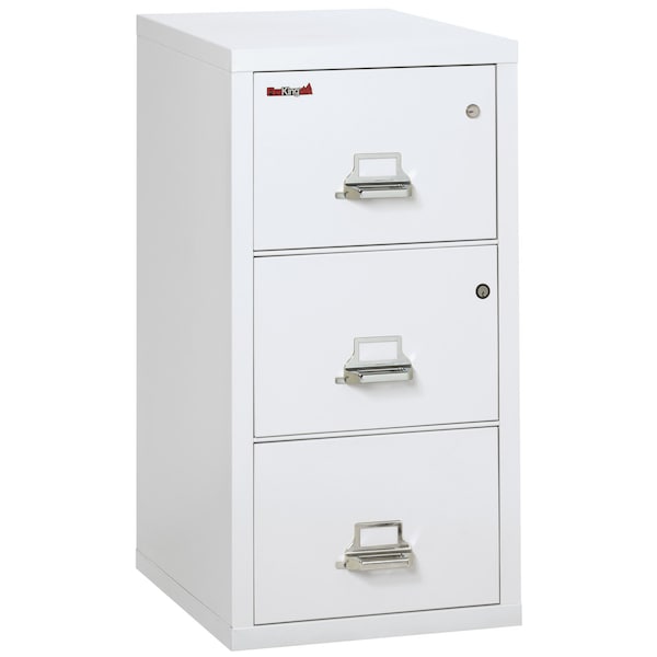 Fireking 3 Drawer, 1 Hr Fire Rated, Vertical, 31" Legal, Safe-In-A-File Arctic White 3-2131-CAWSF - main