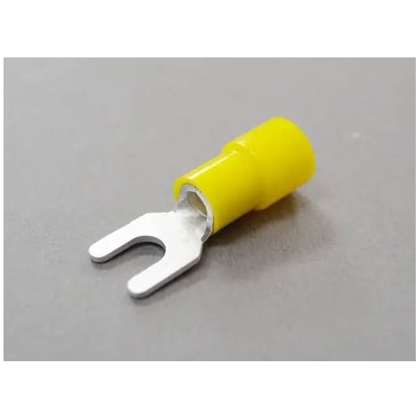 Nichifu Eco-Friendly Polycarbonate Insulated Spade Terminals TMEX 3.5Y-5-YEL - main