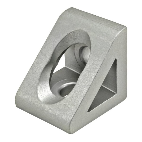 80/20 T-SlotFrmingConnectr, Alum, Slvr, 30mm, 30mm 30-4332 - main