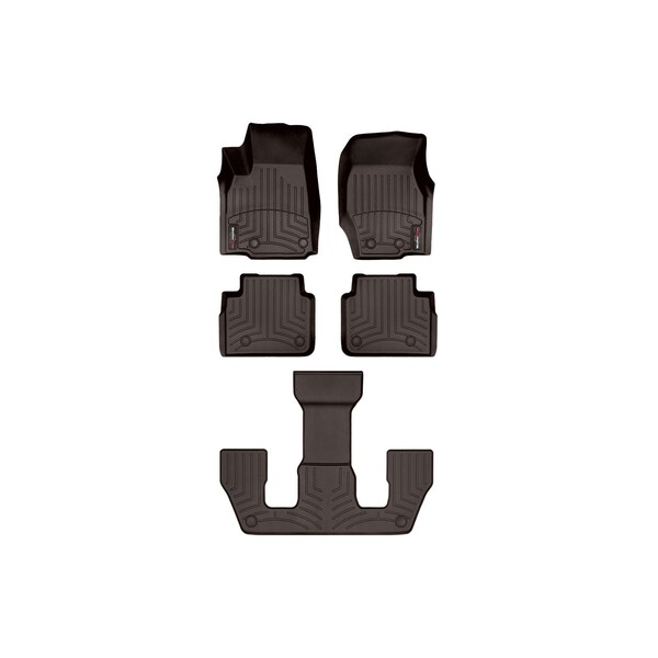 Weathertech Cocoa, Front, rear, and rear Floorliners 471696-1-2-3 - main
