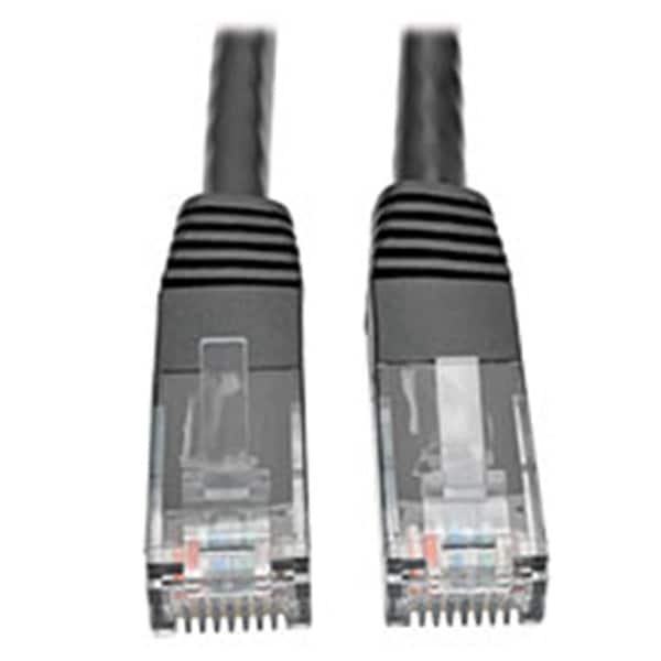 Doomsday 1 ft. CAT6 Patch Cable Male-Male Black Gigabit Molded UTP PVC RJ45 550 mHz DO328492 - main