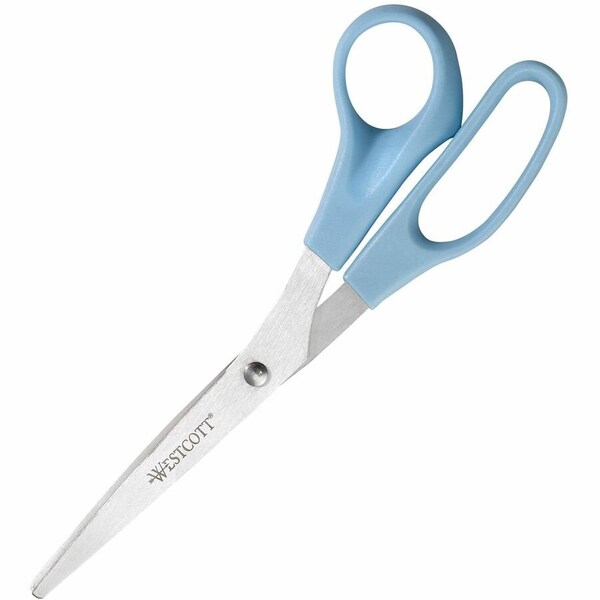 Acme United Westcott 8 Straight Allpurpose Value Scissors, Assorted, 3PK ACM13404 - main
