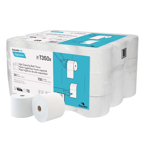 Cascades Pro High Capacity Bathroom Tissue 3.75, PK36 T350 - main