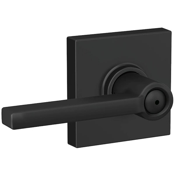 Schlage Lock Black, Metal, Residential, 2 F40LAT622COL - main