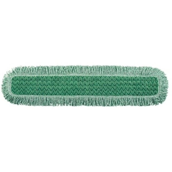 Rubbermaid Commercial Cut-End Dust Mop, Green, Microfiber, FGQ43800GR00 FGQ43800GR00 - main