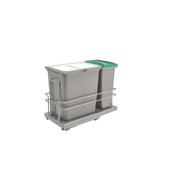 Rev-A-Shelf Steel; Plastic, Gray, 8.31 in W, 14.25 in H, 18.63 in D 5SBWC-815S-1 - main