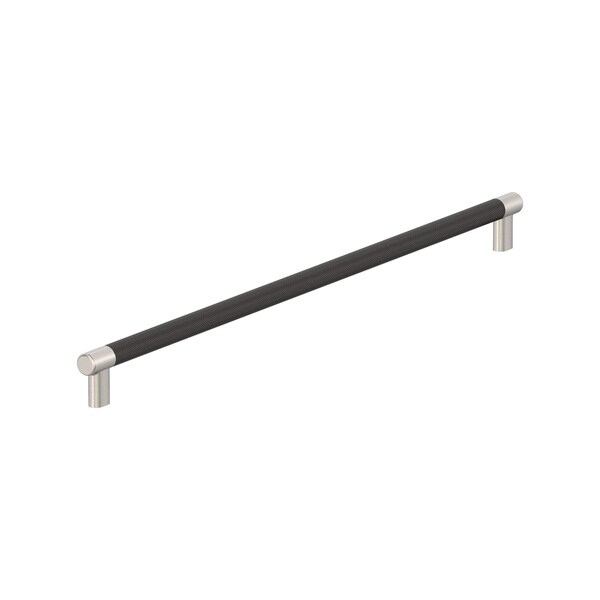 Amerock Esquire 24 inch 610mm Center-to-Center Satin Nickel/Oil Rubbed Bronze Appliance Pull BP54042G10ORB - main