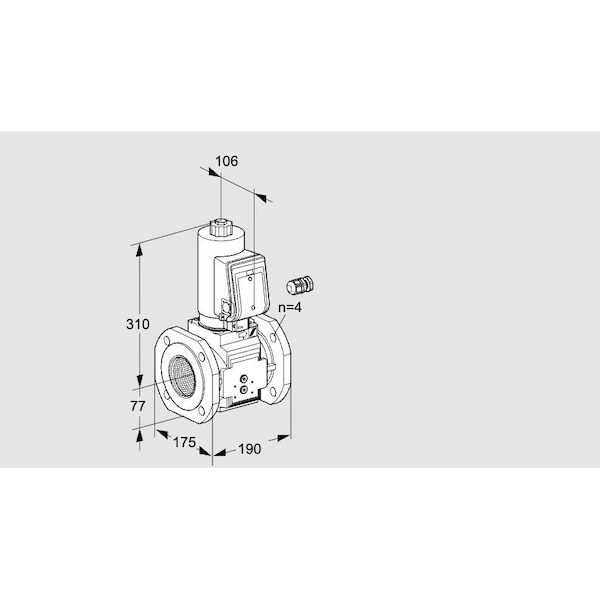 Honeywell Kromschroder Gas Solenoid Valve – Class A, 500 mbar, IP65, EN 161 Certified KS88203582 - main
