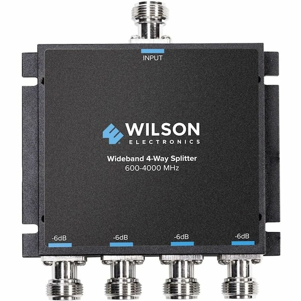 Wilsonpro Wilson Splitter 4-Way 600-4000 MHz - 4 GHz - 600 MHz to 4 GHz - 4-way 859117 - main