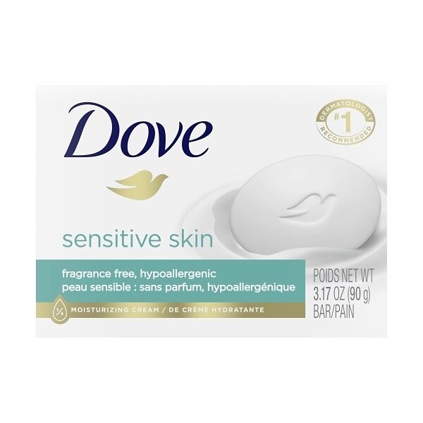 Dove Bar Soap Sensitive Skin, 3.17 Ounce, 48PK 67505616 - main