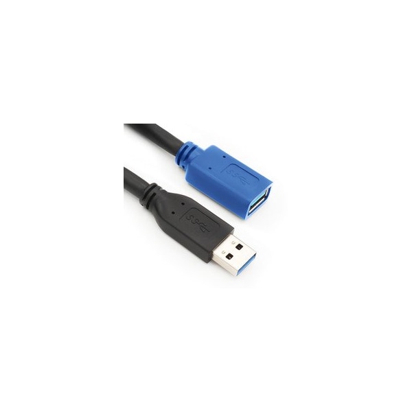 Cable Wholesale USB 3.0 Active Extension Cable, Type A Male / Type A Female, CMR, 35 Feet, Black 12U3-02135 - main