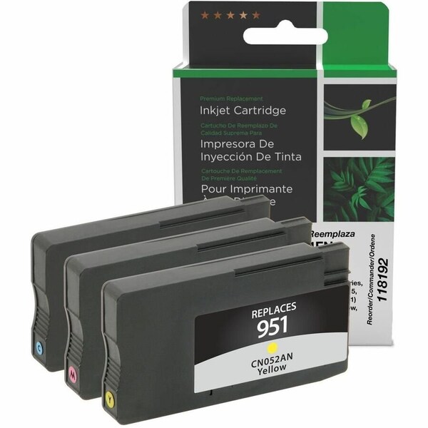 Clover Imaging Group Imaging Remanufactured Cyan, Magenta, Yellow Ink Cartridges 118192 - main