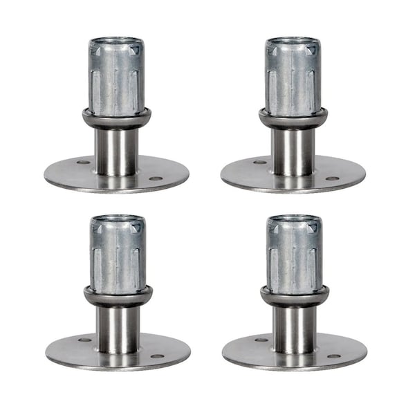 Amgood Stainless Steel Flanged Feet for Stainless Steel 1-5/8 in. O.D. Tubing SSFF-4PK-Z - main