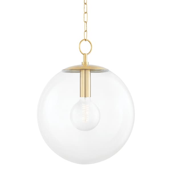 Mitzi Juliana 1 Light Pendant 5 In. Aged Brass H609701L-AGB - main
