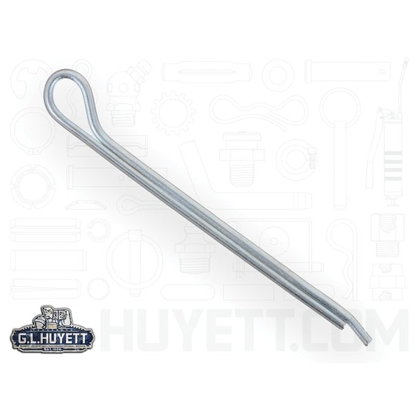 Huyett Hammerlock Cotter Pin, Zinc Plated Carbon Steel, 0.188 in Dia x 3.000 in Effective Length CPHZ-187-3000 - main