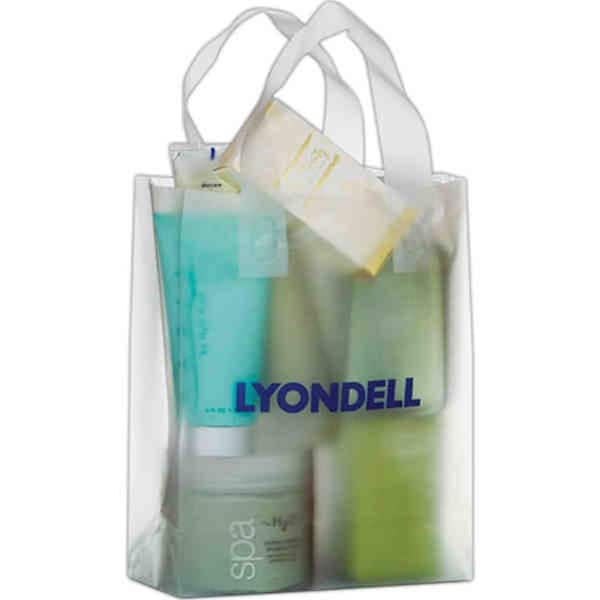 Aab 8 in. x 11 in. Plastic Ink Printed Shopping Bag with A 4 in. Gusset, 250PK 19FSC8411 - main