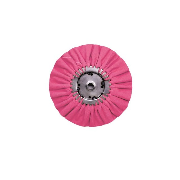 Renegade Products Usa 9 Inch, Pink, 5/8" Center Plate Case Pack Airway Buffing Wheels, Bulk Deal, 5PK FAW958PTX5PAK - main