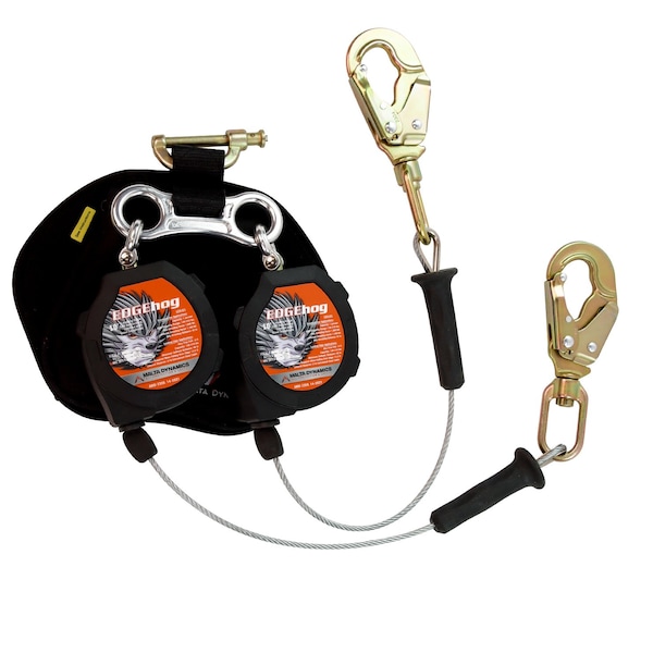Malta Dynamics EdgeHog Self-Retracting Lifeline, 10 ft. Length, 2 Leg(s), 310 lb Weight Capacity LE3311D - main