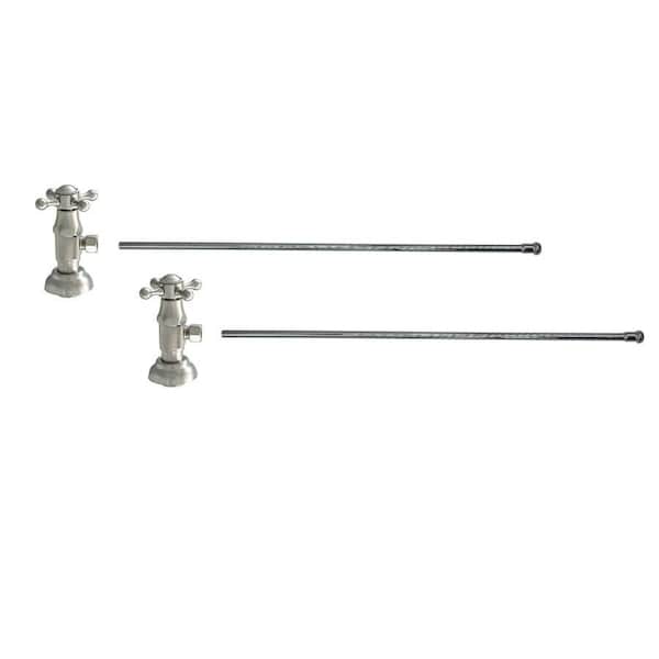 Mountain Plumbing Lavatory Kit - Brass Cross Handle 1/4 Turn Valve (MT4004X) in Matte Black MT4931X-NL/MB - main