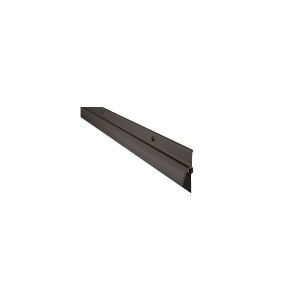 Pemko Mfg Co 36in, Door Bottom Sweep with Rain Guard, Smoke Tested, Fire Rated Dark Bronze Anodized Aluminum 345DV 36IN - main