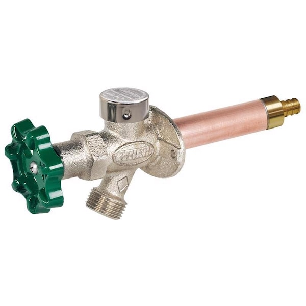 Prier 1/2 in. PEX in. Anti-Siphon Brass Freezeless Wall Hydrant C-144W04 - main