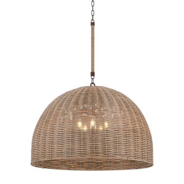 Troy Lighting Huxley 5 Light Pendant 34 In. Textured Bronze F2034-TBZ - main