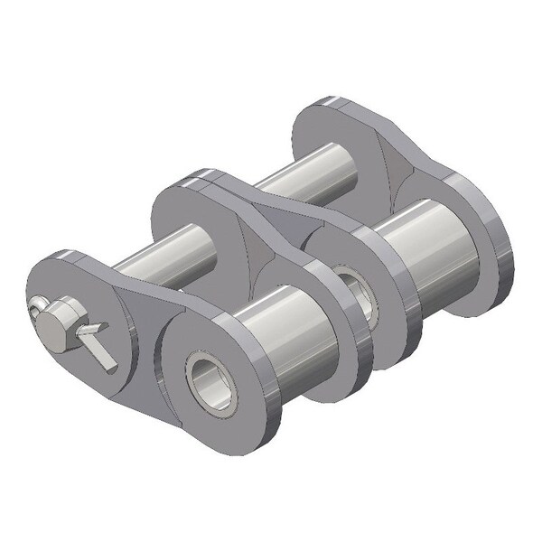 Senqcia Inspire Series SBR Heavy Series Double Strand Cottd Off Link, 160H-2 chain, 2 P, 5.31 OAW, .562 Pin 160H-2OL - main