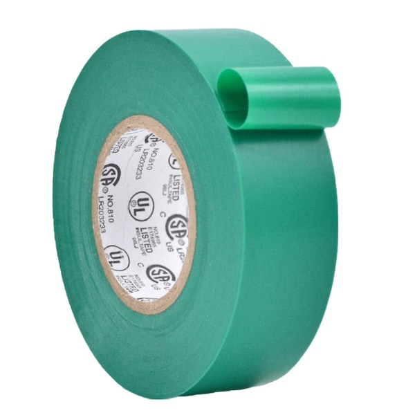 Wod Tape ETC766MS General Purpose Electrical Tape Green UL/CSA listed core: 1 in. X 66 ft, 96PK WOD ETC766MS-01000-96-66-GRE - main