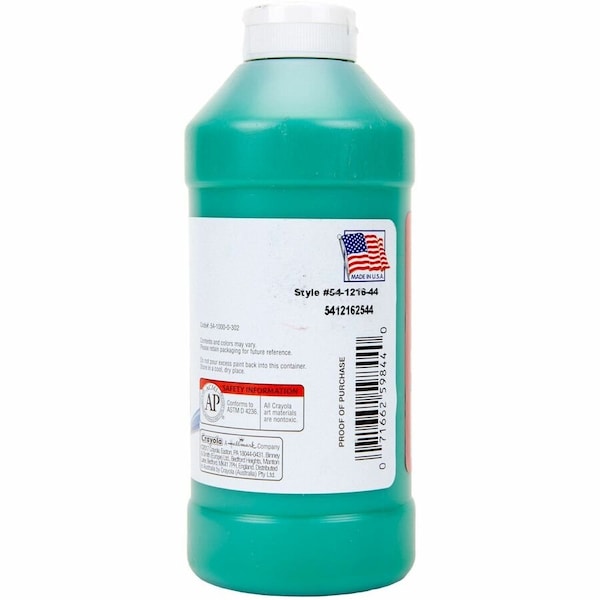 Crayola Premier Tempera Paint, 16 fl oz, Green 541216044 - main