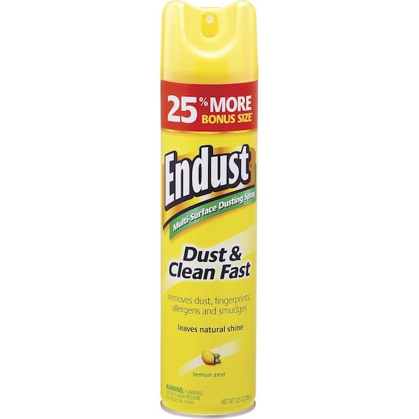 Diversey Endust Multi-Surface Dusting/Cleaning Spray, Lemon Zest, 12.5oz, PK6 CB508171 - main