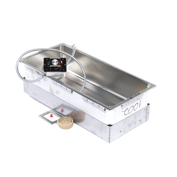 Hatco Hot Food Well with Drain and Thermostat, 240 Volt, 1650 Watt, HWBH-43D HWB.00400 - main
