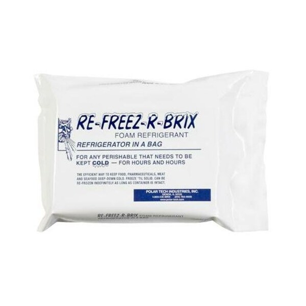 Re-Freez-R-Brix Re-Freez-R-Brix Cold Bricks, 7" x 5" x 1 1/2", White, PK12 RB28 - main