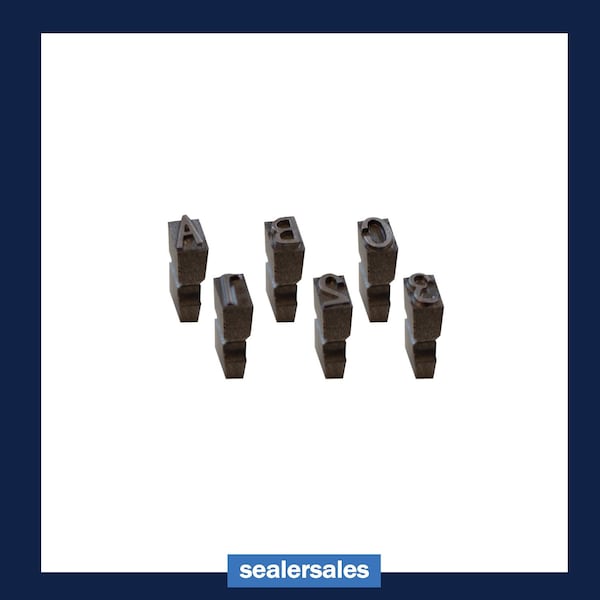 Sealer Sales A-Z Type Set for Sealer Sales CBS-880, FR-770 TS-AZ-1LINE-CBS_Gen2.0_Convex - main
