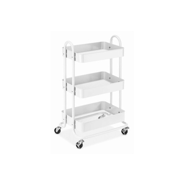 Whitmor 3T WHT MTL Util Cart 6055-11631-WHT - main