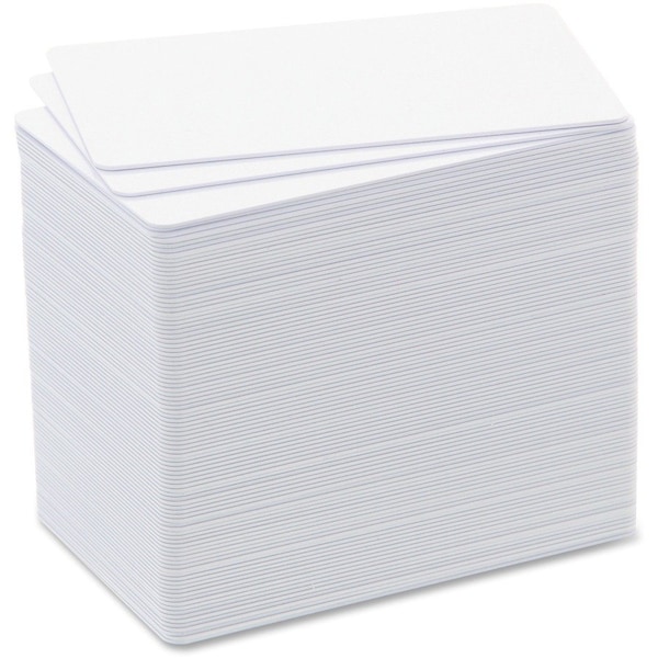 Badgy Blank ID Cards, 30 mil, PK100 CBGC0030W - main