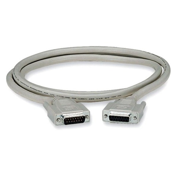 Black Box Black Box DB15 Thumbscrew Cable, DB15 Male to DB15 Female, 10 ft EGM16T-0010-MF - main