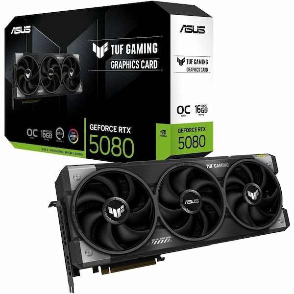 Asus TUF GAMING GEFORCE RTX 5080 16GB GDDR7 OC EDITION GAMING GRAPHICS CARD PCI TUF-RTX5080-O16G-GAMING - main