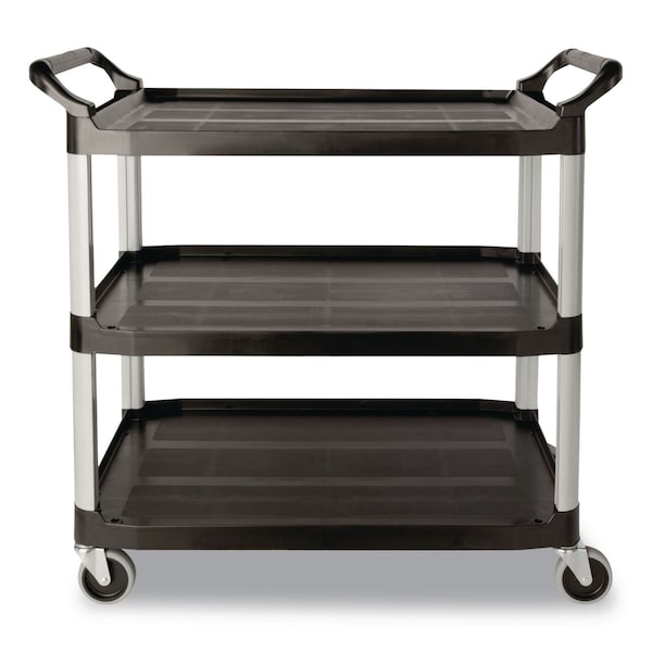 Rubbermaid Commercial Plastic, 300 lb Load Capacity, 3 Shelves, 40.63" W FG409100BLA - main