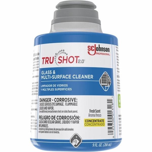 Sc Johnson Professional Liquid TruShot 2.0 Glass and Multi-Surface Cleaner, Clear, Fresh, Cartridge, 4 PK 379846 - main