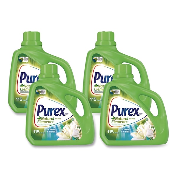 Essendant Laundry Detergent, 150 oz Bottle, Liquid, Linen & Lilies, 4 PK 01134 - main