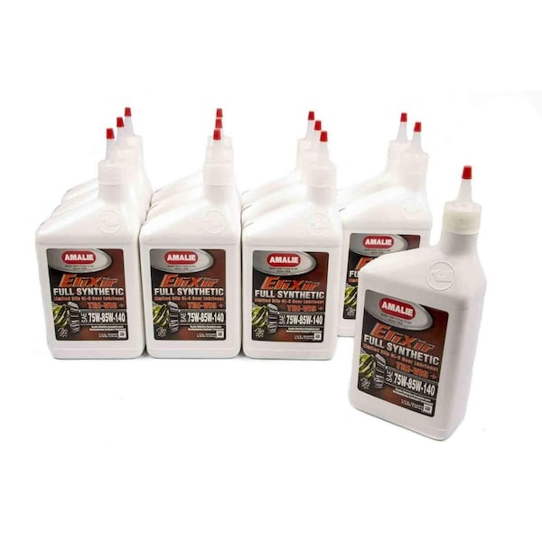 Tool Time 160-71376-56 1 qt. Elixir Synthetic LS GL-5 75W-85W-140 Gear Oil, Case of 12 TO1602967 - main