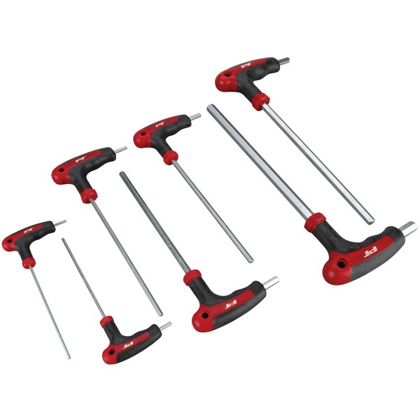 Performance Tool 7 pc. SAE T-Handle Hex Key Set, T-Handle, SAE Sizes, Comfort Grip W1711 - main