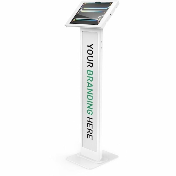 Compulocks IPAD PRO M4 13IN (2024), APEX ENCLOSURE BRANDABLE FLOOR STAND - WHITE 140W13PAPX4W - main