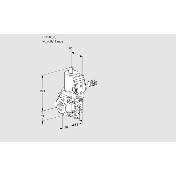 Honeywell Kromschroder VAS350/-R/NQSR KS88011300 - main