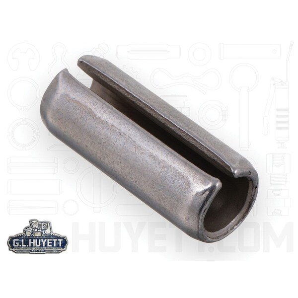 Huyett Slotted Spring Pin, Standard Duty, Passivated 420 SS, 0.500 in Dia x 1.250 in Length x 0.094 in Wall SPSP-500-1250 - main