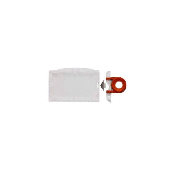 Brady Locking Card Holder with key - Polycarbonate 1840-6610 - main